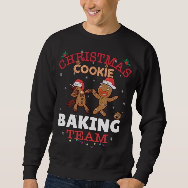 Sudadera Navidades divertidos Chocolate Gingerbread Cookie  (Anverso)