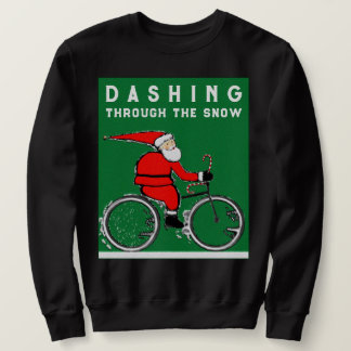 Sudadera Navidades divertidos de ciclismo