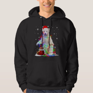 Sudadera Navidades divertidos de oso polar iluminan Navidad