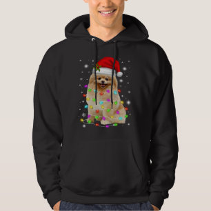 Sudadera Navidades divertidos de Perro de Pomerania Santa H