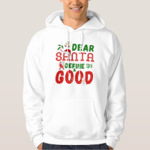 Navidades divertidos dicen a Santa Define Good
