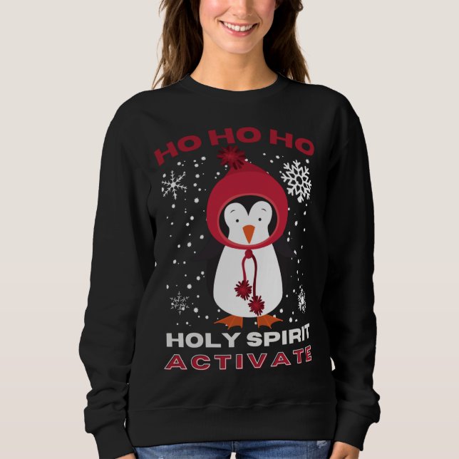 Sudadera Navidades divertidos, Fiesta de Navidad ACTIVO ESP (Anverso)