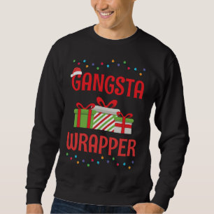 Sudadera Navidades divertidos Gangsta Wrapper