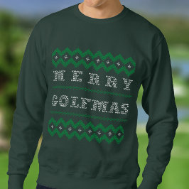Sudadera Navidades divertidos Golf Merry Golfmas Sweatshirt