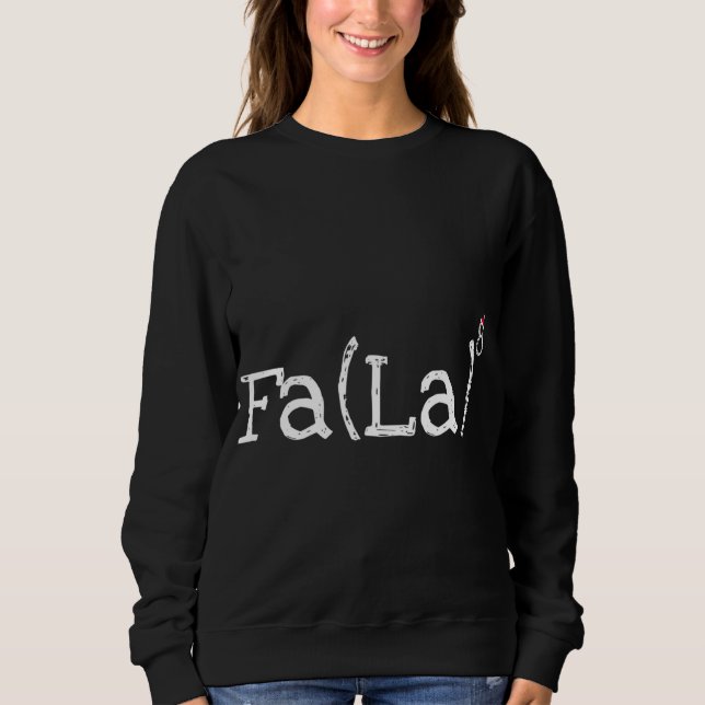 Sudadera Navidades divertidos Nerd - Cute Math Fa La La La  (Anverso)