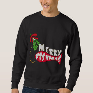 Sudadera Navidades divertidos pescando - Feliz Navidad