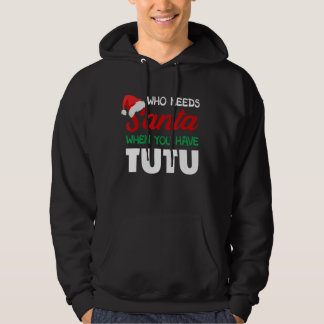 Sudadera Navidades divertidos que necesitan Santa Tutu Hawa