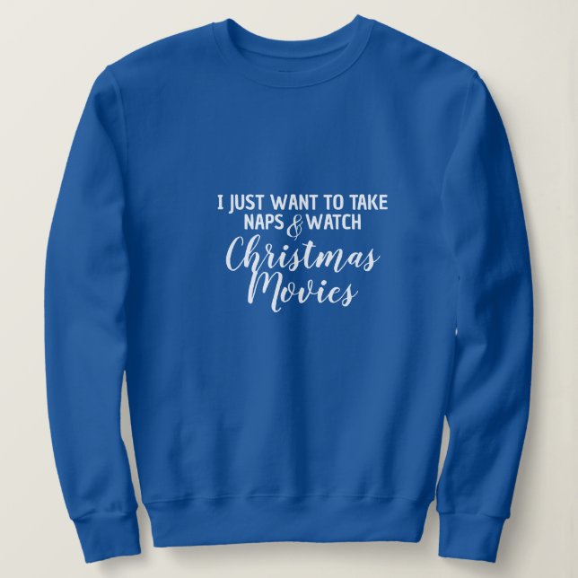 Sudadera Navidades divertidos Sweatshirt | Navidades de muj (Anverso del diseño)