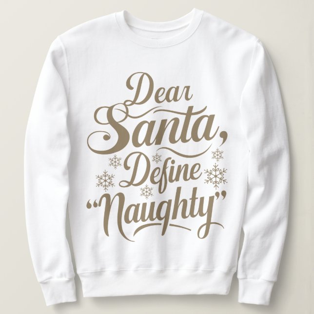Sudadera Navidades divertidos Sweatshirt para adultos (Anverso del diseño)