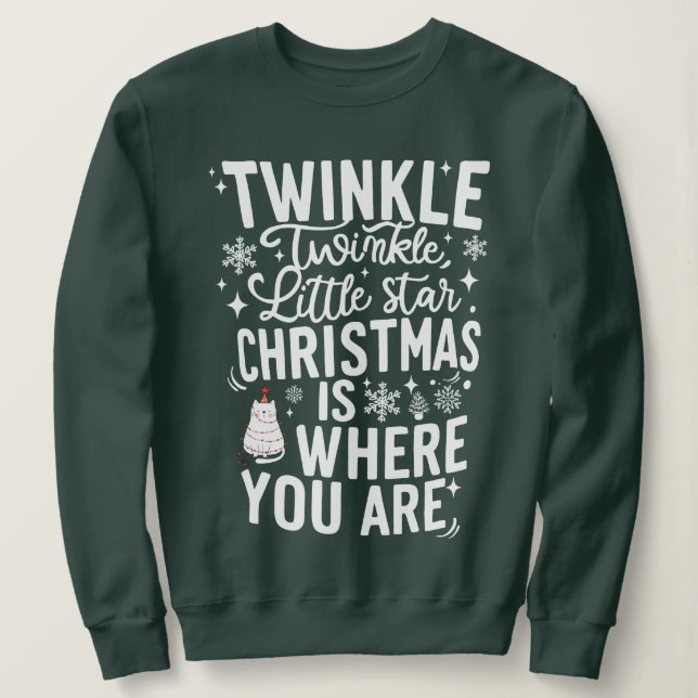 Sudadera Navidades divertidos Sweatshirt para adultos (Anverso del diseño)
