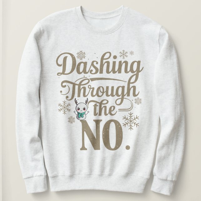 Sudadera Navidades divertidos Sweatshirt para adultos (Anverso del diseño)