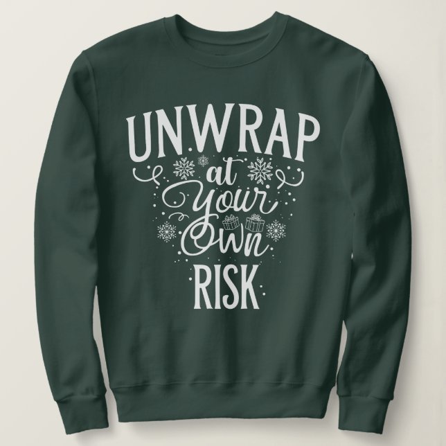 Sudadera Navidades divertidos Sweatshirt para adultos (Anverso del diseño)