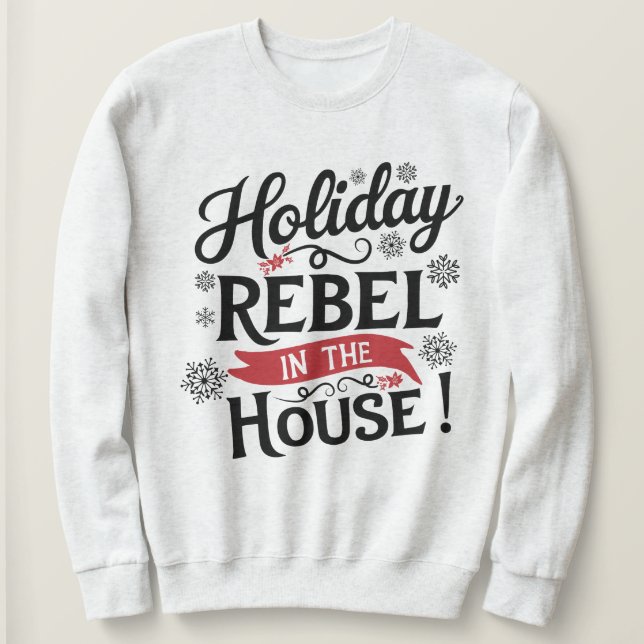 Sudadera Navidades divertidos Sweatshirt para adultos (Anverso del diseño)