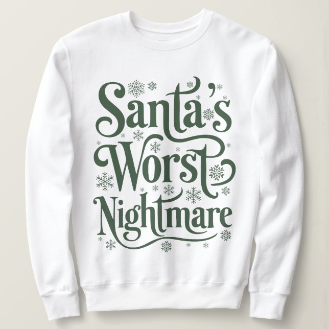 Sudadera Navidades divertidos Sweatshirt para adultos (Anverso del diseño)