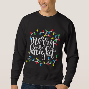 Sudadera Navidades divertidos y brillantes iluminan Navidad