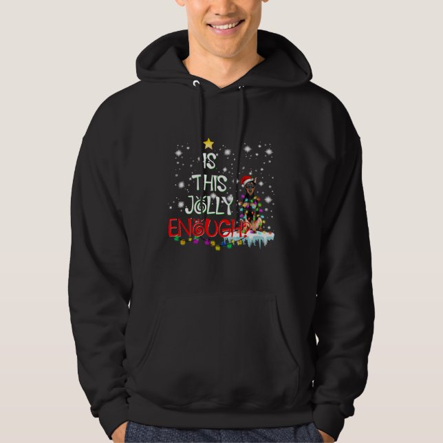 Sudadera Navidades Doberman 840 (Anverso)