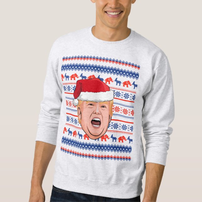 Sudadera Navidades DONALD TRUMP (Anverso)