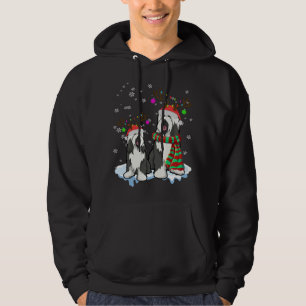 Sudadera Navidades educados con barba de reno Collie Santa