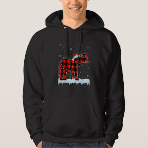 Sudadera Navidades elefantes Santa Hat Cute Animals Xmas Li