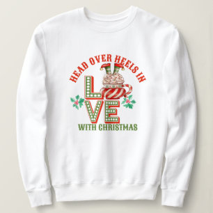 Sudadera Navidades Elf Sweatshirt - Cabeza sobre familia de