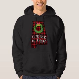 Sudadera Navidades en Dixie Alabama Red de búfalo en el sur