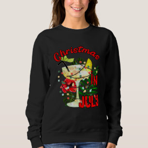 Sudadera Navidades En Julio Bebidas Cócteles Verano Hawai P