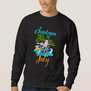 Sudadera Navidades En Julio De 2014 En Santa Surf Surfistas
