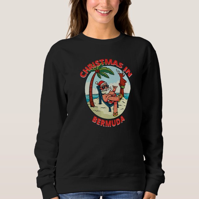 Sudadera Navidades En Julio En La Playa Bora Bora (Anverso)
