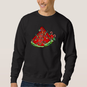 Sudadera Navidades En Julio Iluminan La sandía En El Verano