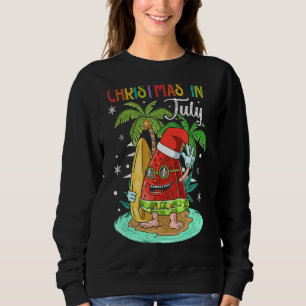 Sudadera Navidades En Julio Melón Helado Surf
