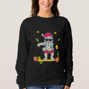Sudadera Navidades En Julio Santa Flossing Summer Beach