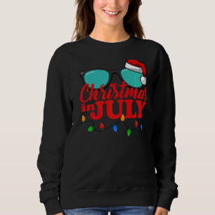 Sudadera Navidades En Julio Santa Hat Gafas De Sol Cele De