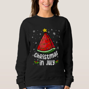 Sudadera Navidades En Julio Watermelon Divertido Summer Bea