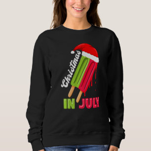 Sudadera Navidades En Julio Watermelon Ice Pops Fun Christm