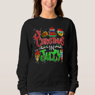 Sudadera Navidades En Julio Watermelon Santa Hat Family Hic
