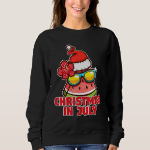 Sudadera Navidades En Julio Watermelon Summer Beach Santa S
