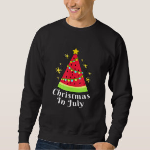 Sudadera Navidades En Julio Watermelon Xmas Árboles Hombres