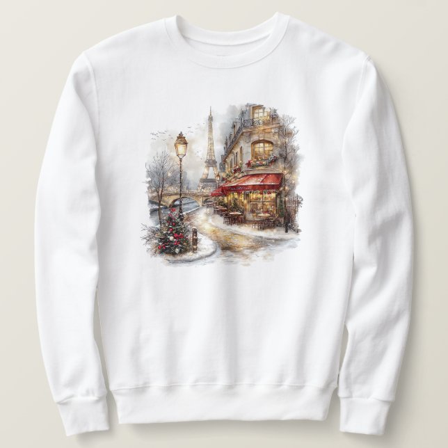Sudadera Navidades En París (Anverso del diseño)