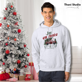 Sudadera Navidades en ruta comienzan camionetas y X-Mas Tre