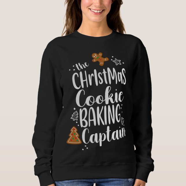 Sudadera Navidades Equipo de Cookie Baking Capitán Trite Gi (Anverso)