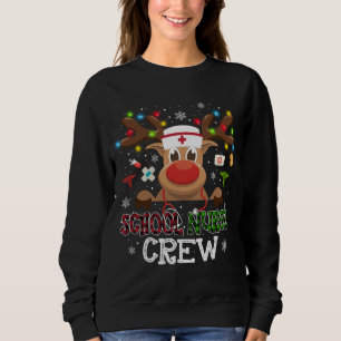 Sudadera Navidades Escuela de enfermería de reno enfermera