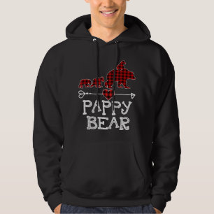 Sudadera Navidades familiares de oso papado rojo al juego