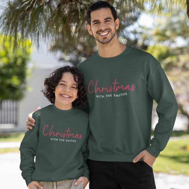 Sudadera Navidades familiares | Elegante y moderno Forest G (Subido por el creador)