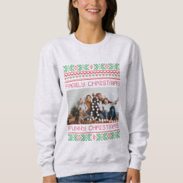 Sudadera navidades familiares, linda foto familiar