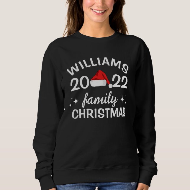 Sudadera Navidades familiares personalizados (Anverso)