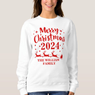 Sudadera Navidades familiares personalizados