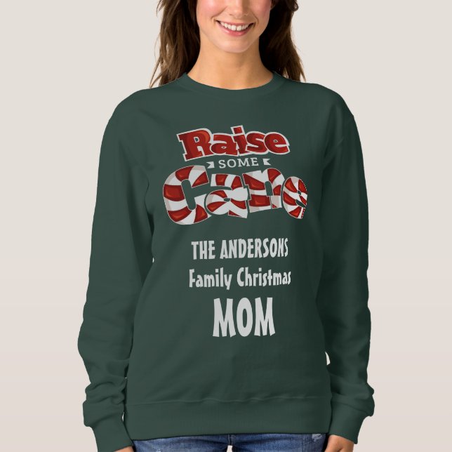 Sudadera Navidades familiares personalizados coincidiendo c (Anverso)