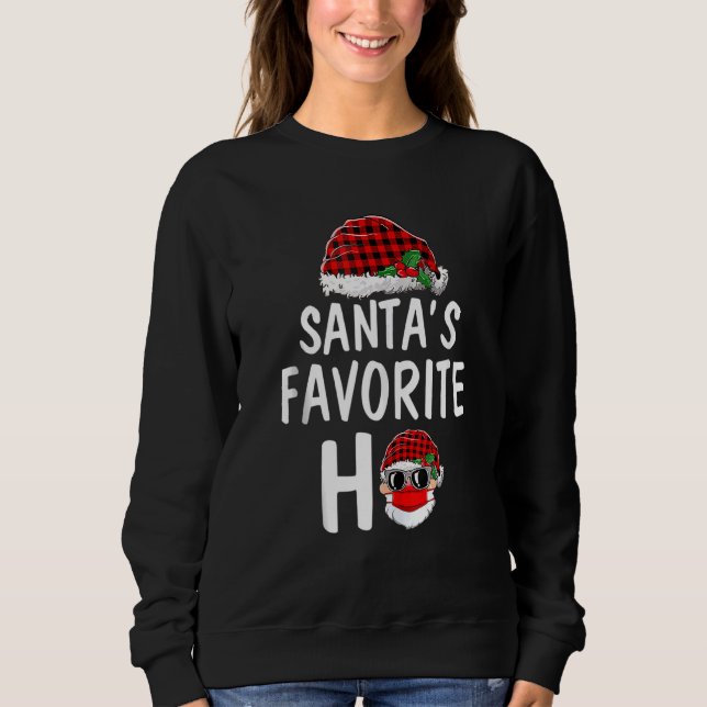 Sudadera Navidades favoritos de Santa Claus, Santa Claus, R (Anverso)