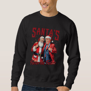 Sudadera Navidades favoritos de Santa Claus Trump