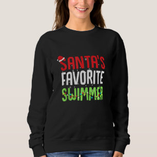 Sudadera Navidades favoritos de Santa Hat en natación 1